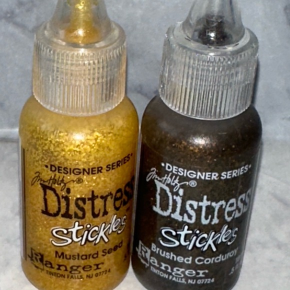 Lot of 13 Tim Holtz Designer Series Distressed Stickles Glitter Glue .5 oz/18ml - Picture 3 of 7